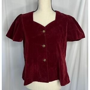 Adorable Vintage Velvet Top